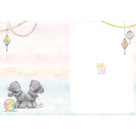 Celebrate You Me to You Bear Birthday Card Extra Image 1